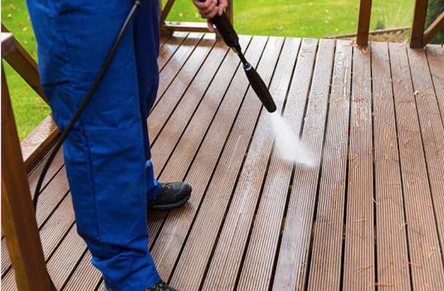 deck and patio washing